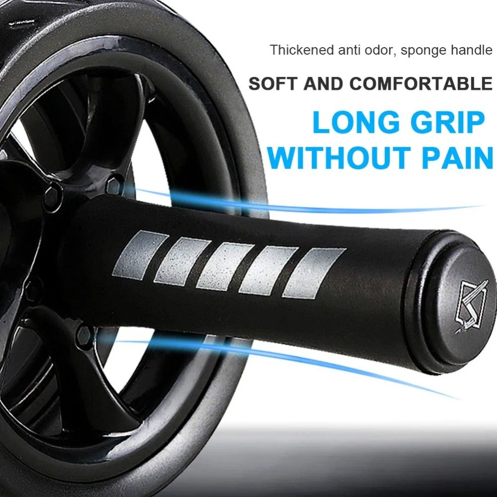 Ab Wheel Roller - Rullo per allenamento addominale addensato Impugnatura