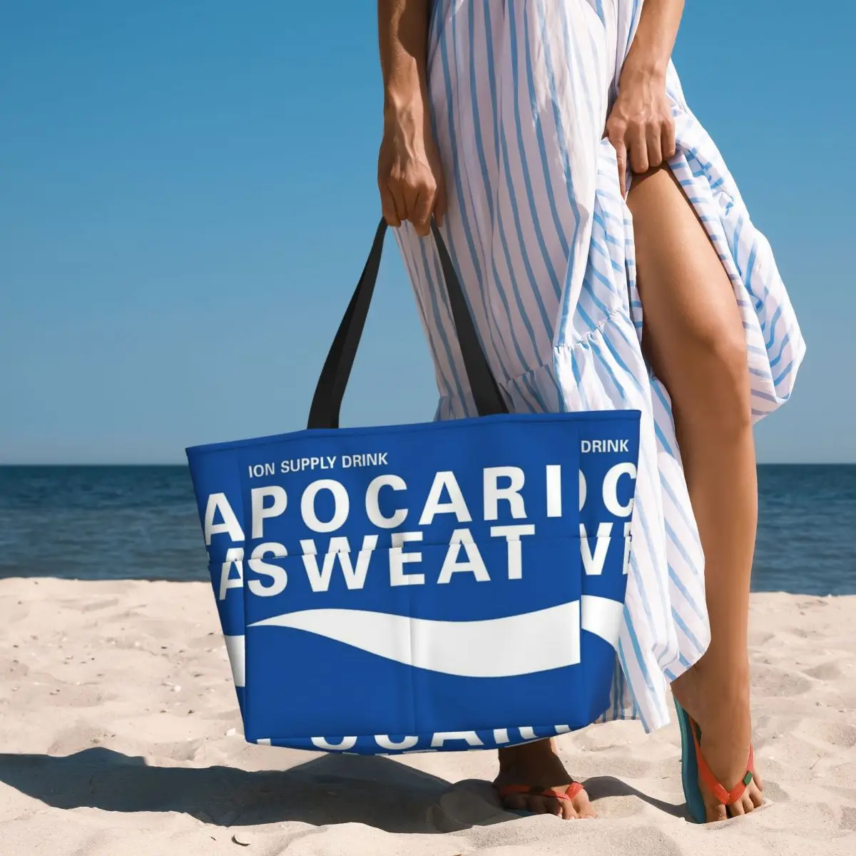 Yoga Fitness Merch - Borsa tote da spiaggia Pocari Sweat