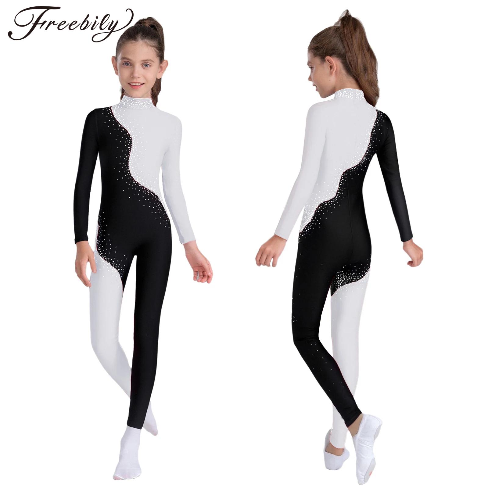 Yoga Fitness Model - Bambini Ragazze Strass Lucido Pattinaggio di