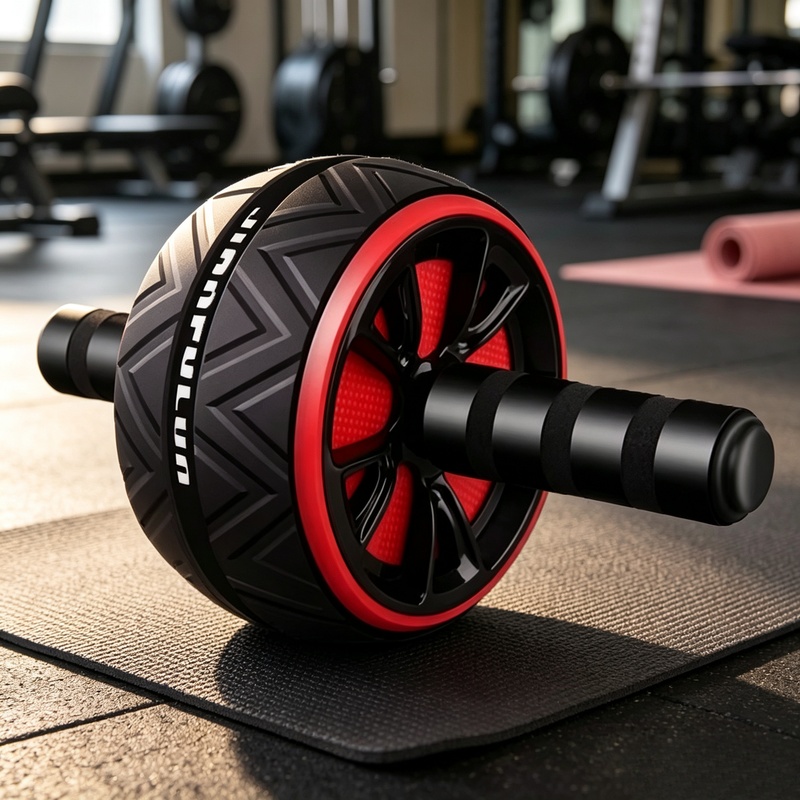 Ab Wheel Roller - Ruota per Addominali Antiscivolo, Attrezzo Fitness