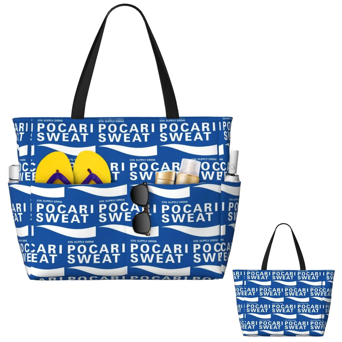 Yoga Fitness Merch - Borsa tote da spiaggia Pocari Sweat
