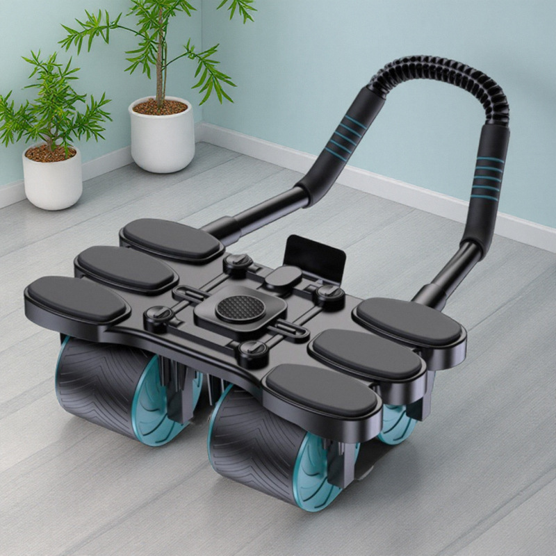 Ab Wheel Roller - Ruota Addominale a Quattro Ruote con
