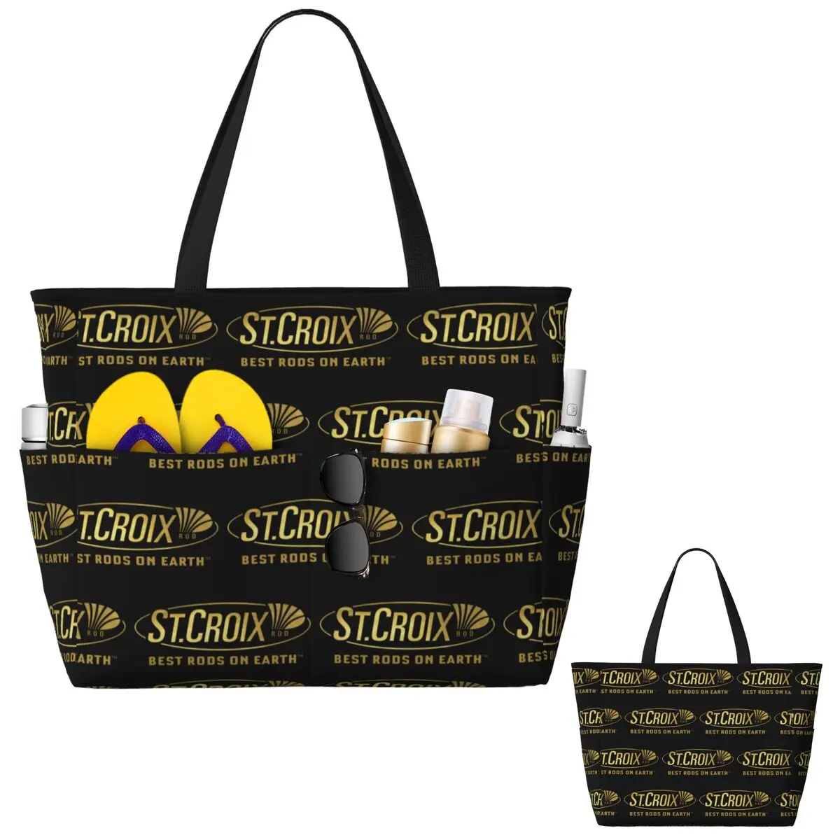 Yoga Fitness Merch - Borsa tote da spiaggia Life Love