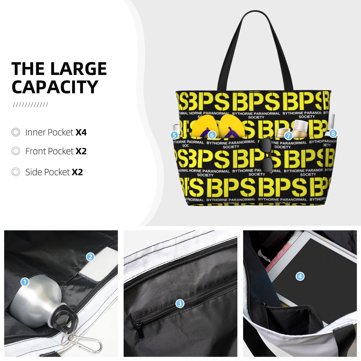Borsa tote grande Mandela Cata - Yoga Fitness Merch recensione e prezzo