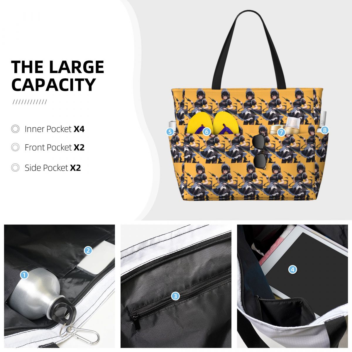 Ellen Joe - Borsa tote da spia - Yoga Fitness Zone recensione e prezzo