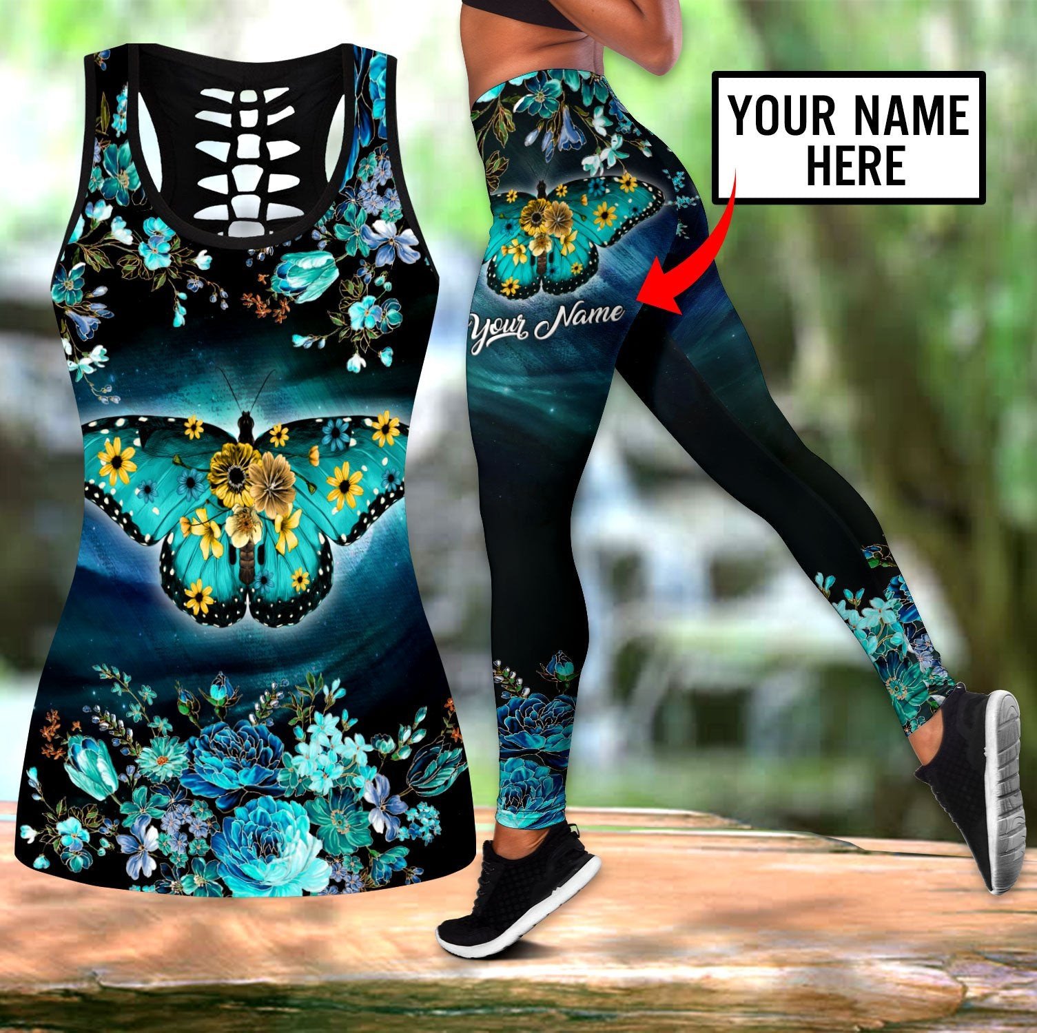 Nome personalizzato Farfalla C - Yoga Fitness Name recensione e prezzo