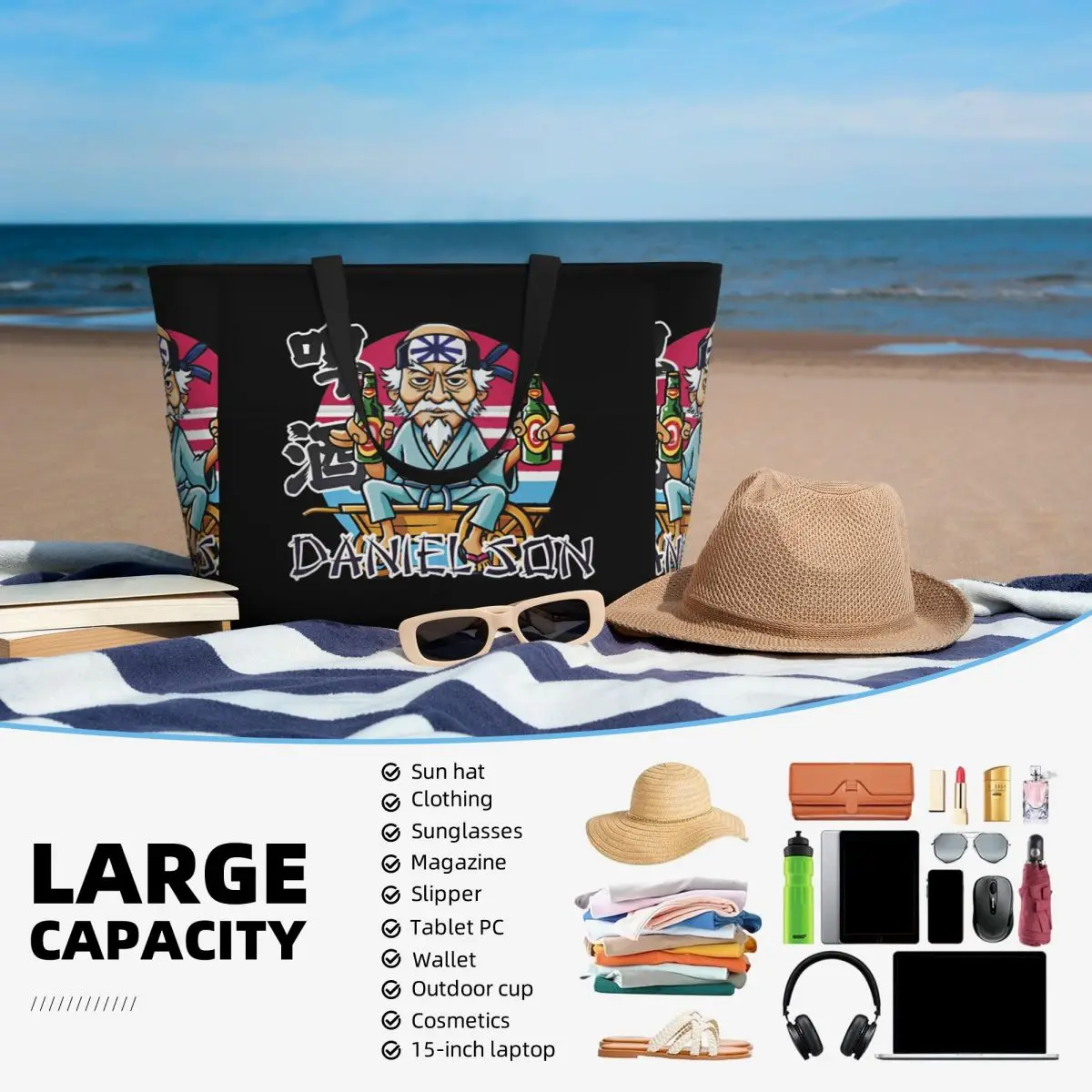 Borsa tote da spiaggia Mashtag - Yoga Fitness Merch recensione e prezzo
