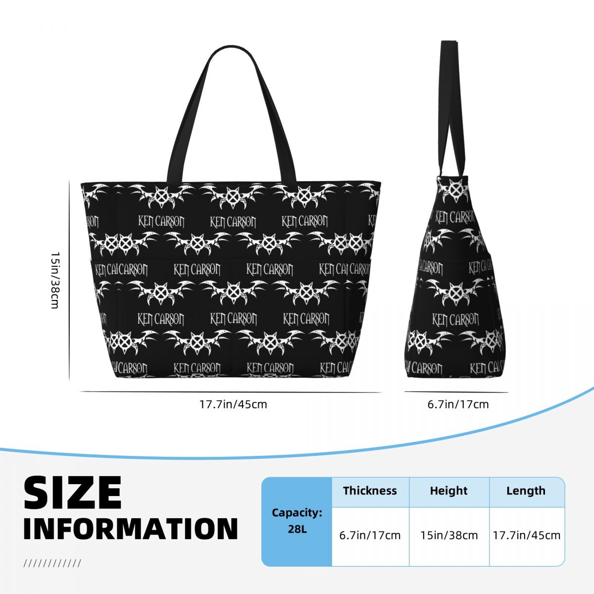 Borsa tote grande da donna per - Yoga Fitness Merch recensione e prezzo