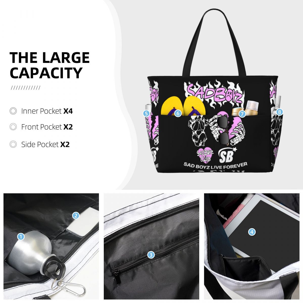 Borsa tote da spiaggia Junior  - Yoga Fitness Merch recensione e prezzo