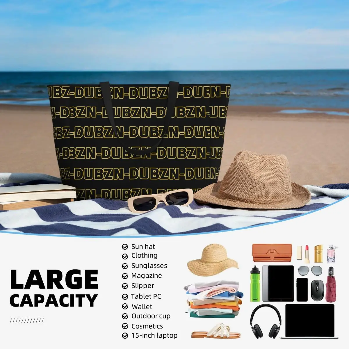 N-Dubz Merch NDubz Logo Beach  - Yoga Fitness Merch recensione e prezzo