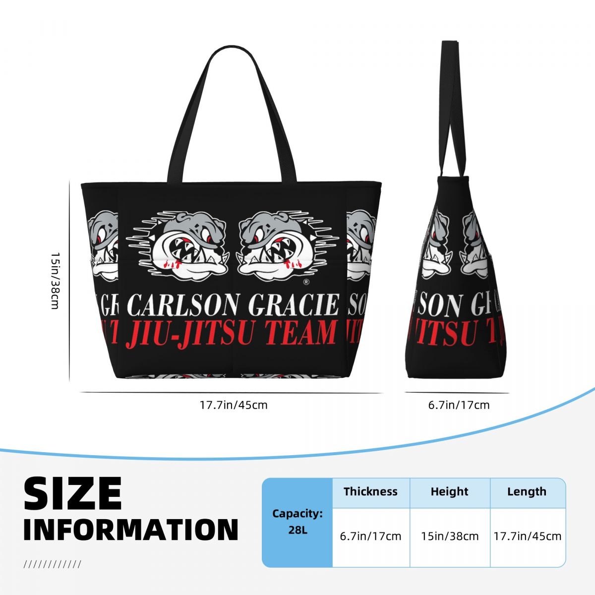 Borsa da spiaggia con logo Car - Yoga Fitness Jiu Jitsu recensione e prezzo