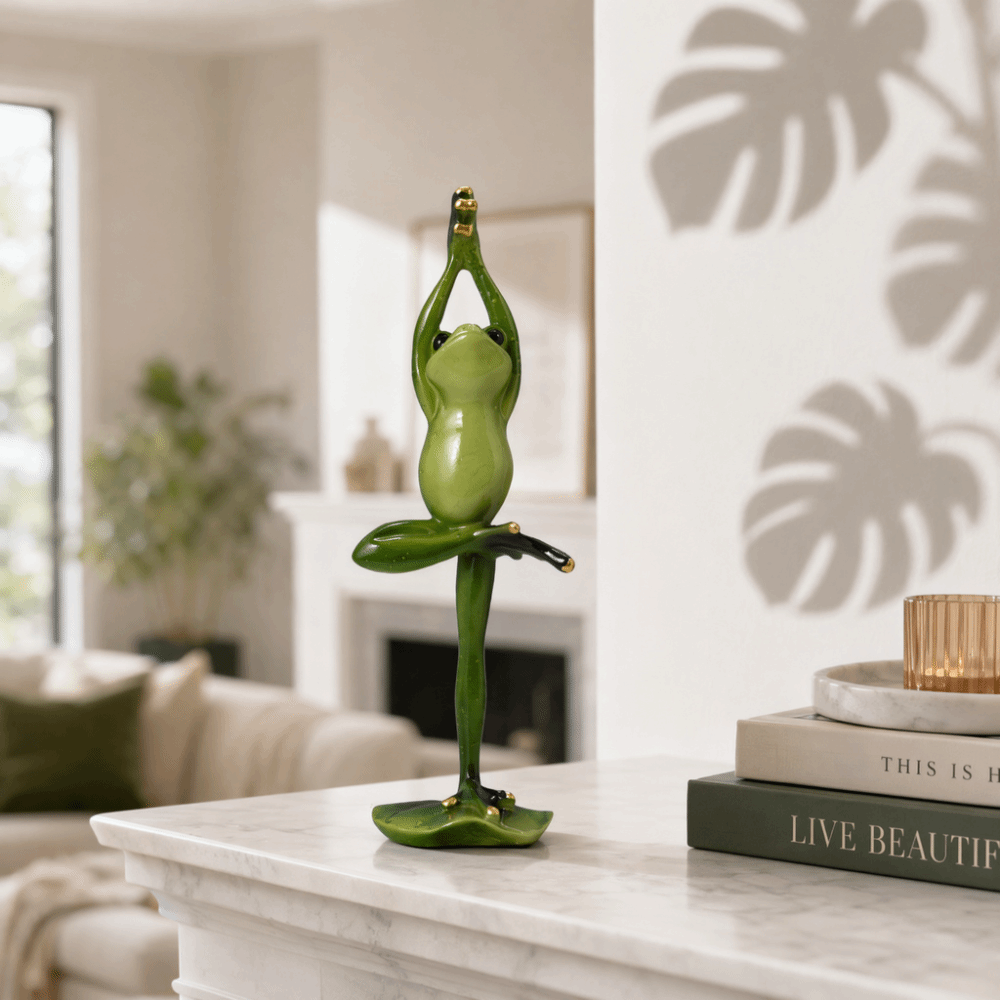 Statuetta in Resina di Anfibi  - Yoga Fitness Model recensione e prezzo