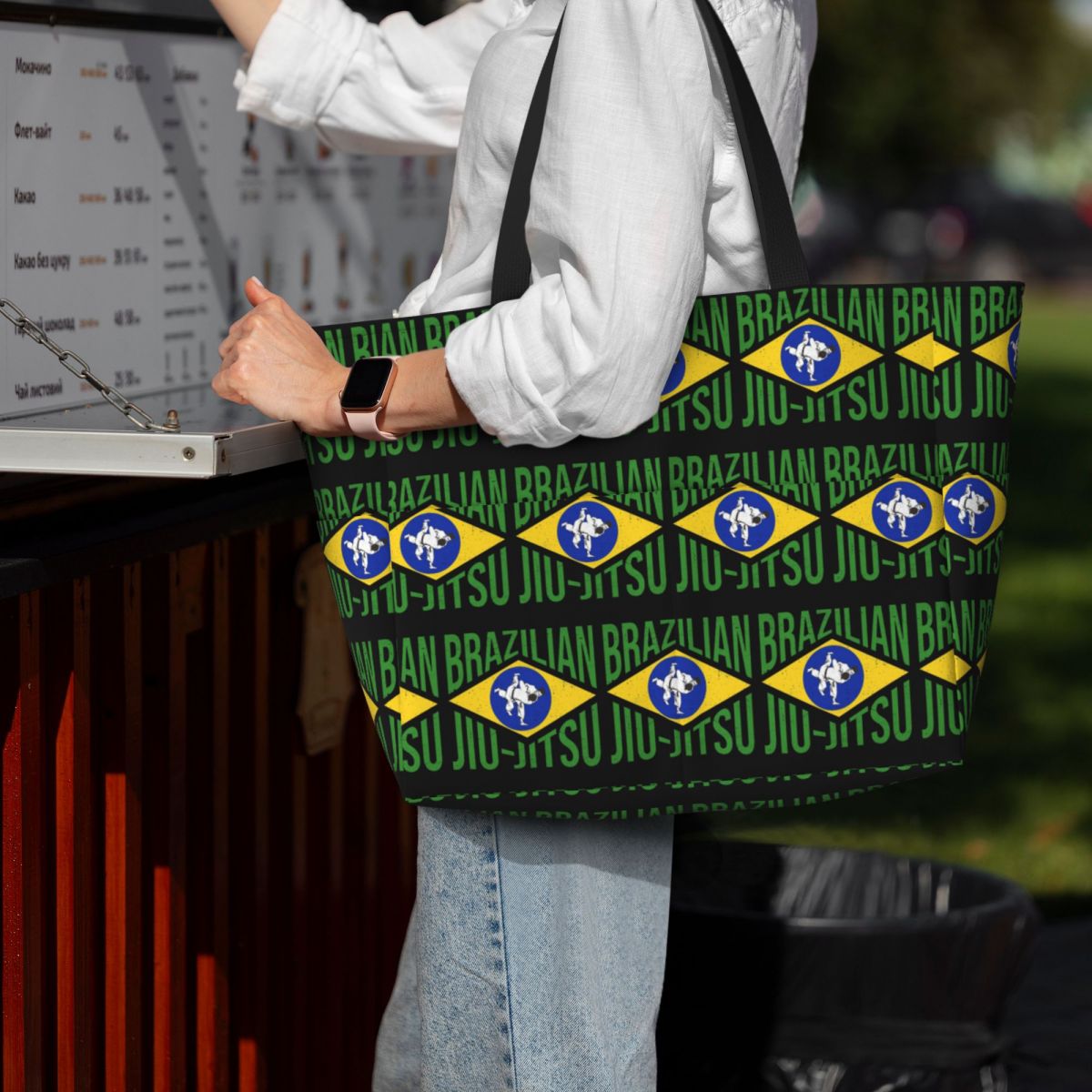 Borsa tote da spiaggia brasili - Yoga Fitness Jiu Jitsu recensione e prezzo