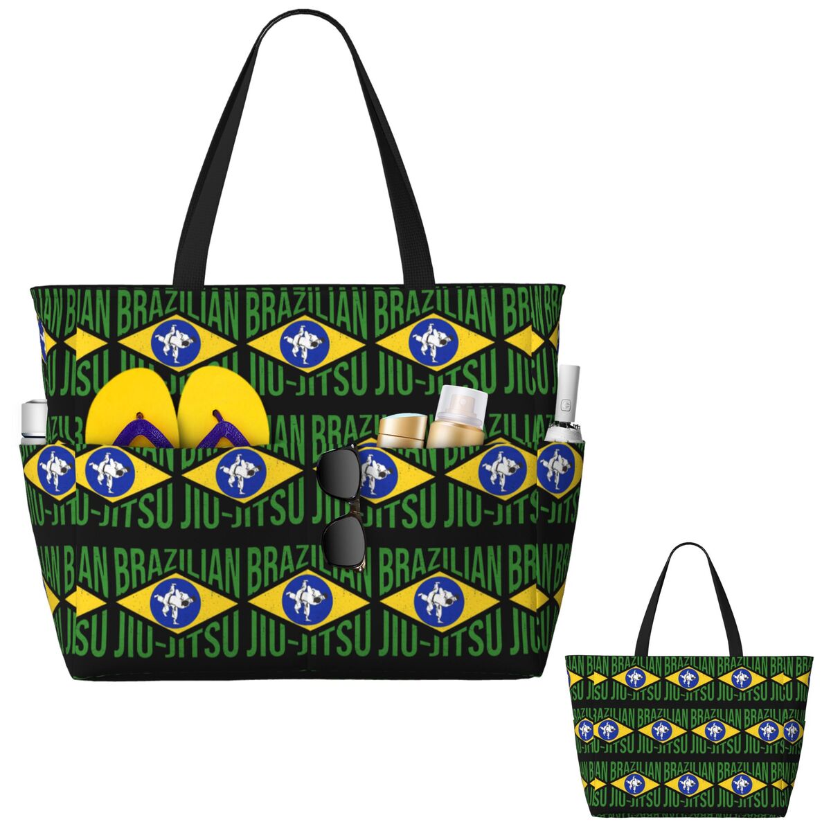 Borsa tote da spiaggia brasili - Yoga Fitness Jiu Jitsu recensione e prezzo