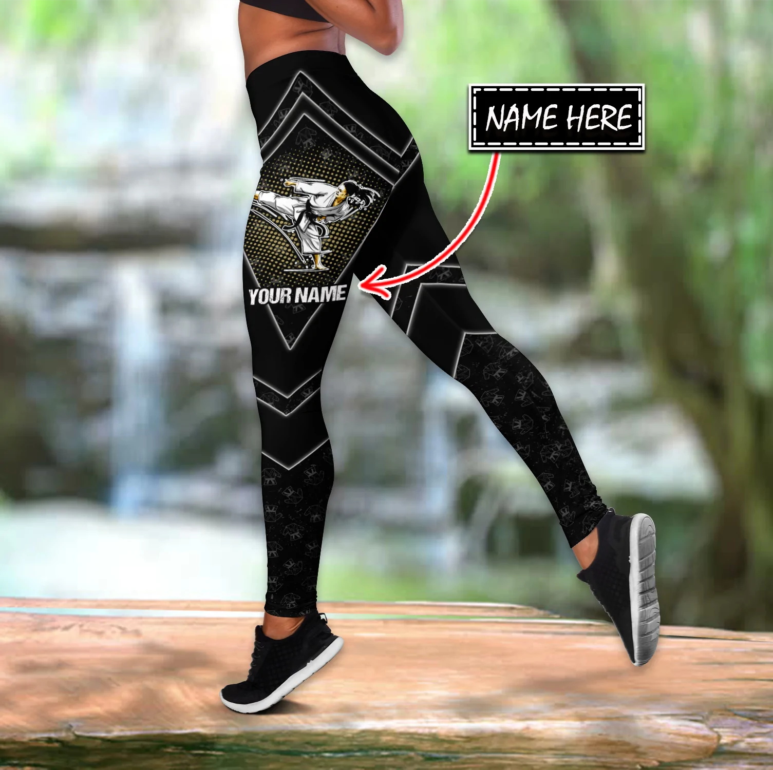 Personalizza il nome Karate Ca - Yoga Fitness Name recensione e prezzo