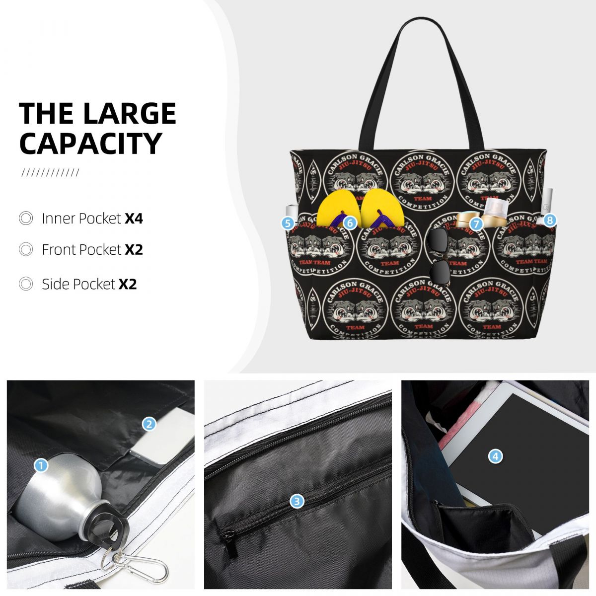 Borsa da spiaggia Carlson Grac - Yoga Fitness Jiu Jitsu recensione e prezzo