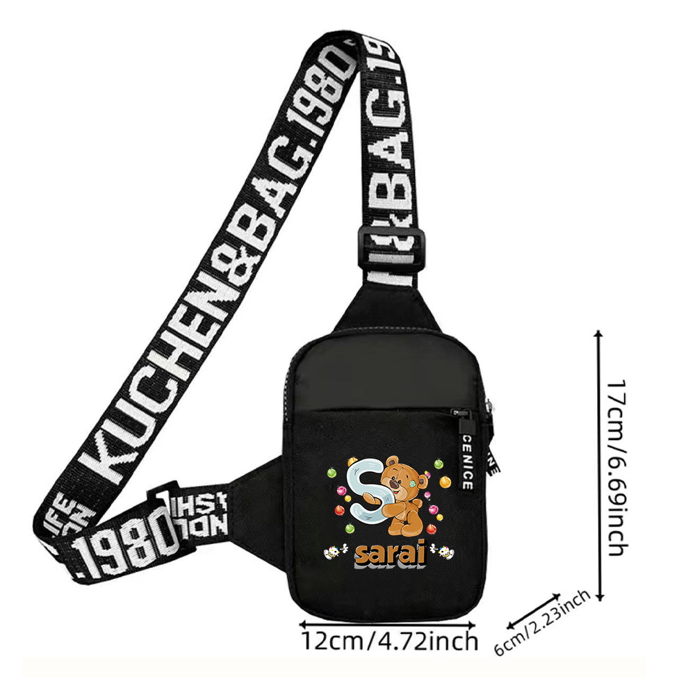 Borsa da petto personalizzata  - Yoga Fitness Name recensione e prezzo