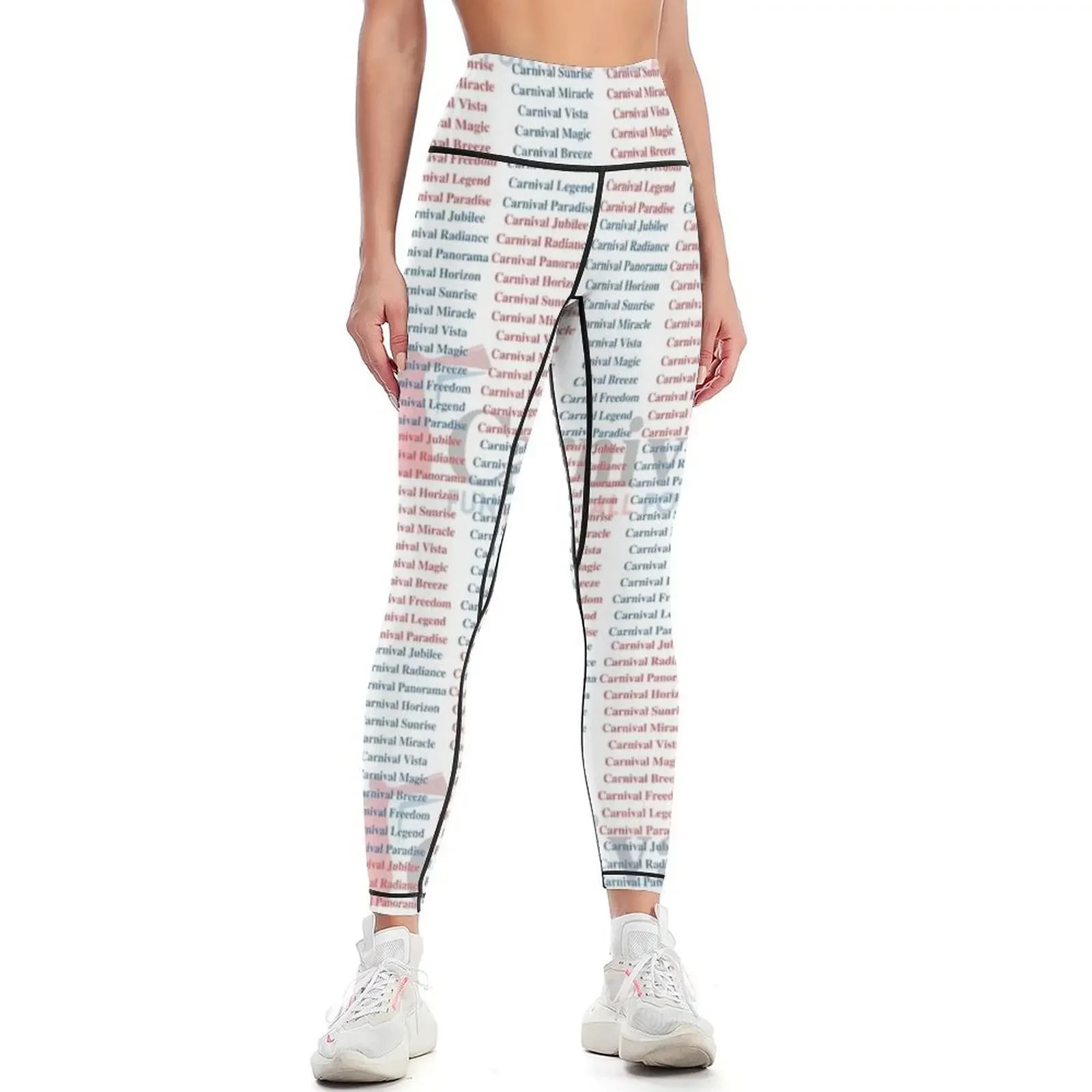 Leggings Carnival Ship Names,  - Yoga Fitness Name recensione e prezzo