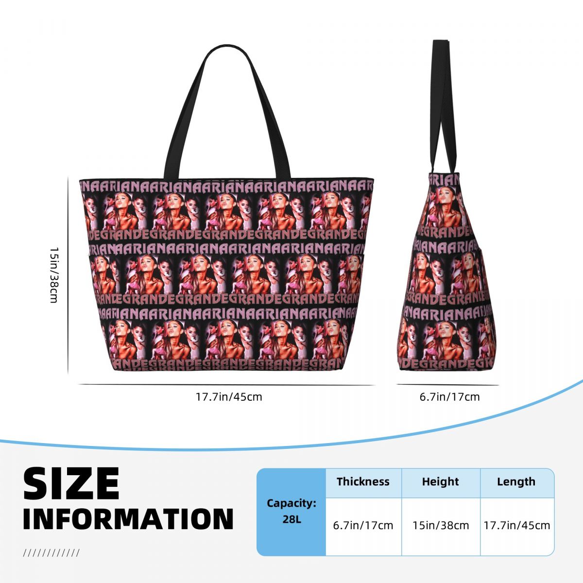 Borsa da spiaggia Ariana Grand - Yoga Fitness Merch recensione e prezzo